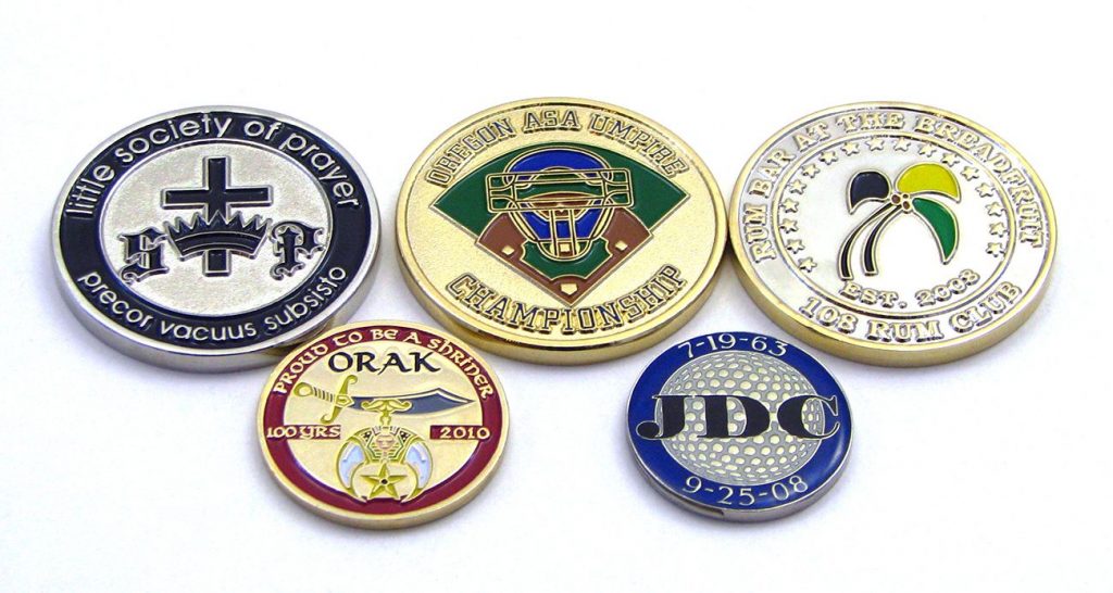 custom club coins