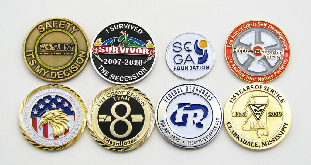 custom company coins