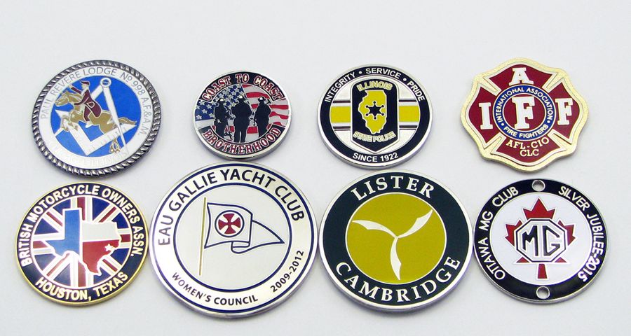 hard enamel coins