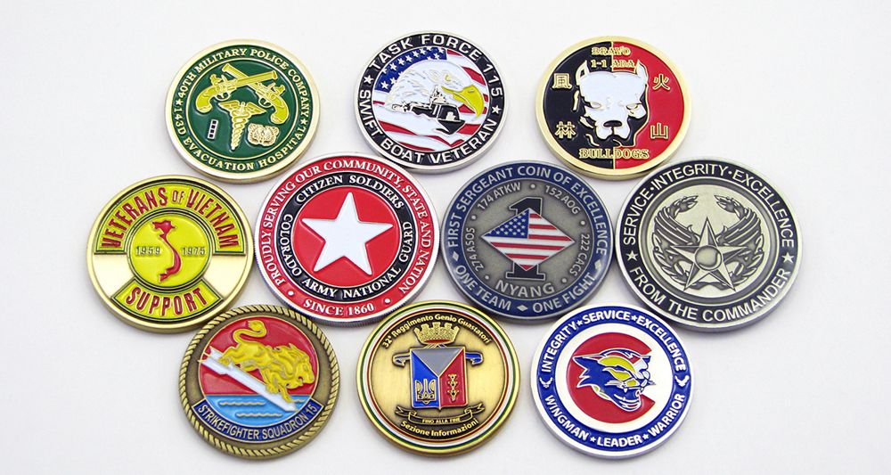 military challenge coins