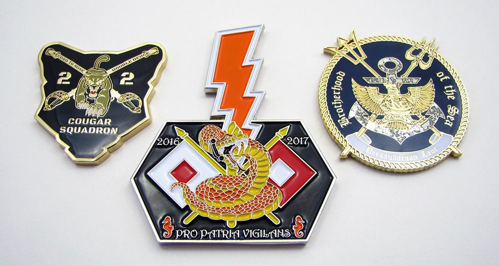 military challenge coins