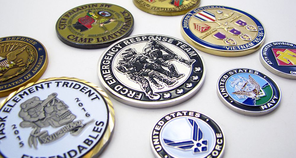 military challenge coins