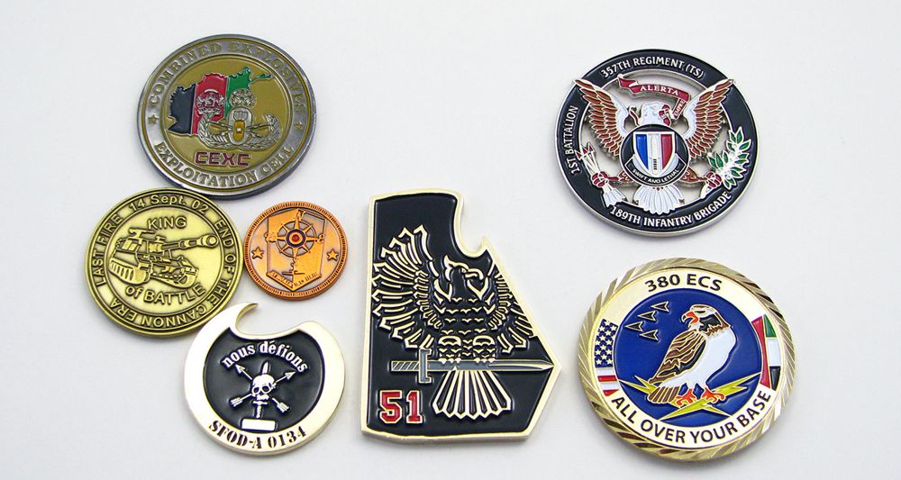 Military Challenge Coins - No Minimum - Quality Challenge Coins