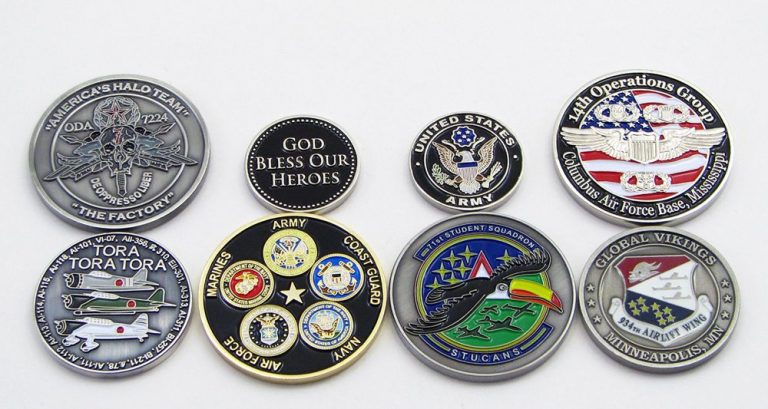 Military Challenge Coins - No Minimum - Quality Challenge Coins