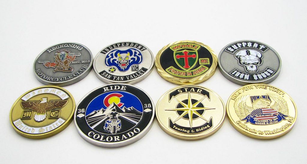 custom motorcycle coins