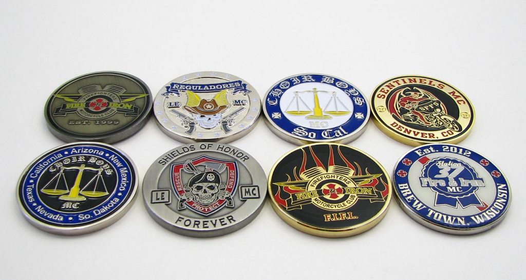 custom motorcycle coins