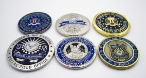 police challenge coins