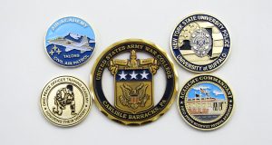 custom school coins