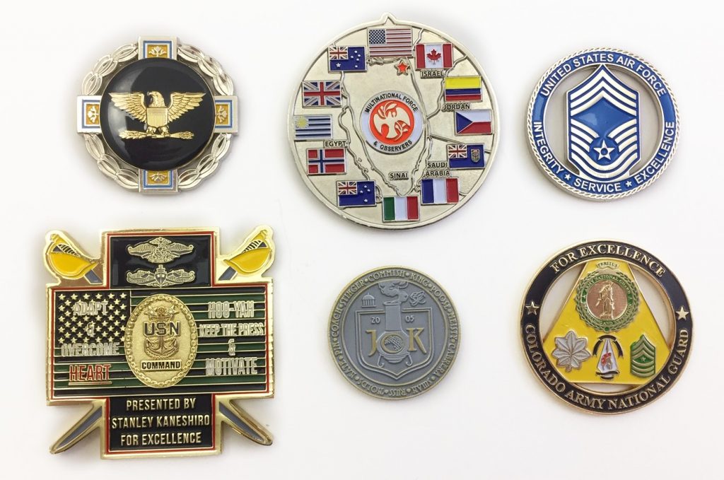 More Custom Challenge Coins - No Minimum - Quality Challenge Coins